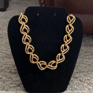 Gold Necklace w/ matching Bracelet